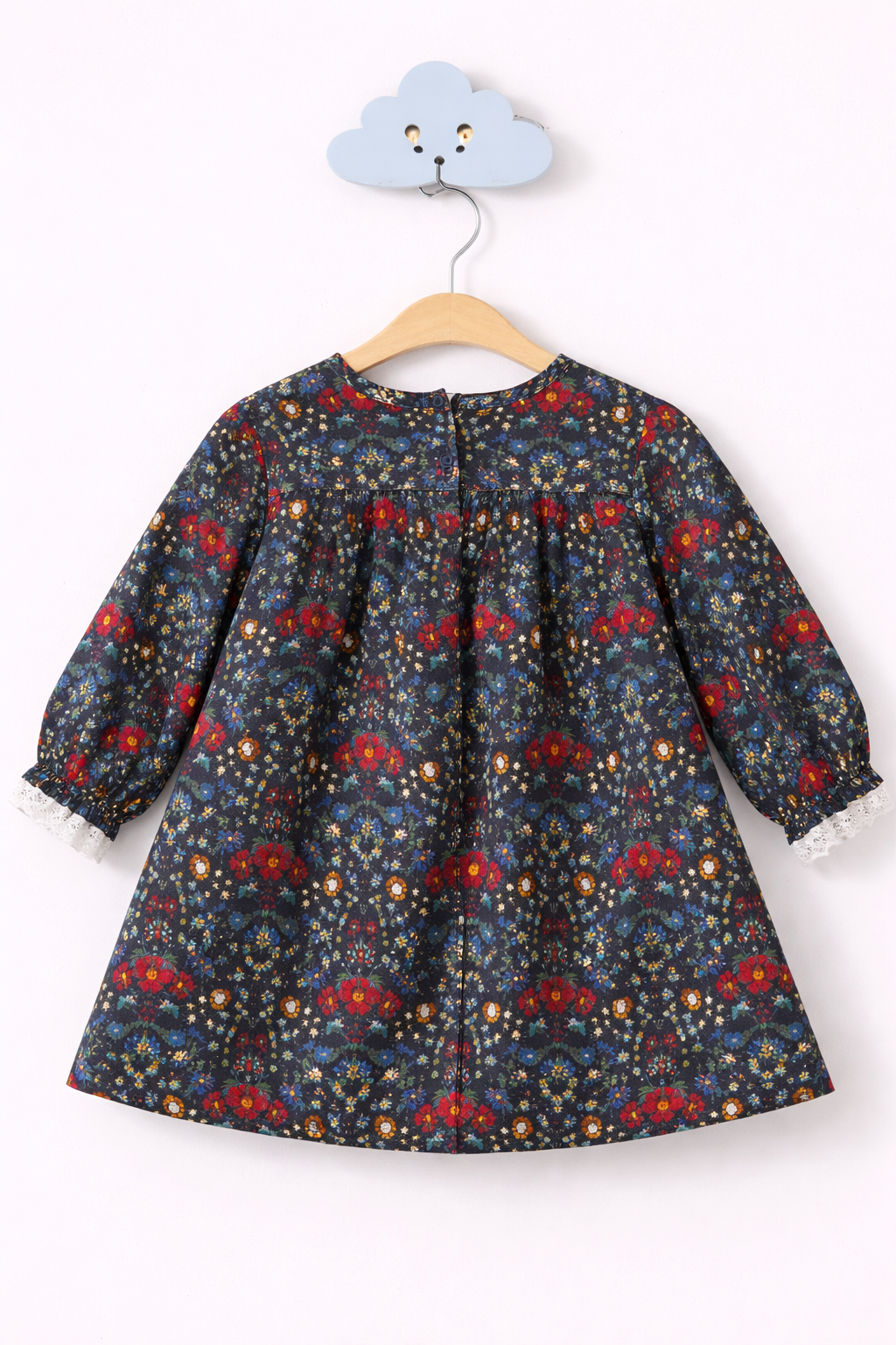 Floral dress on cloud hook (1)
