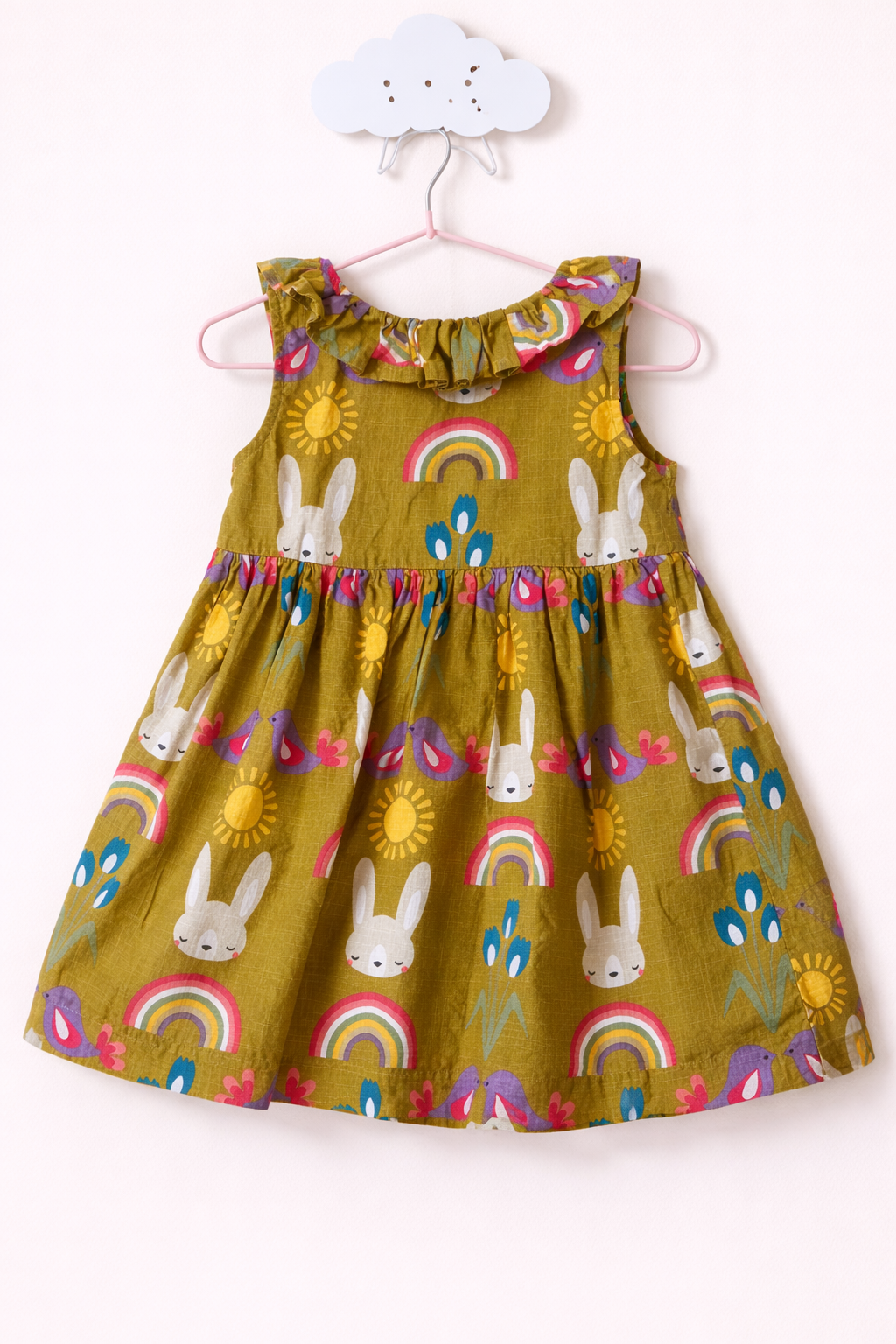 Whimsical dress on cloud hook