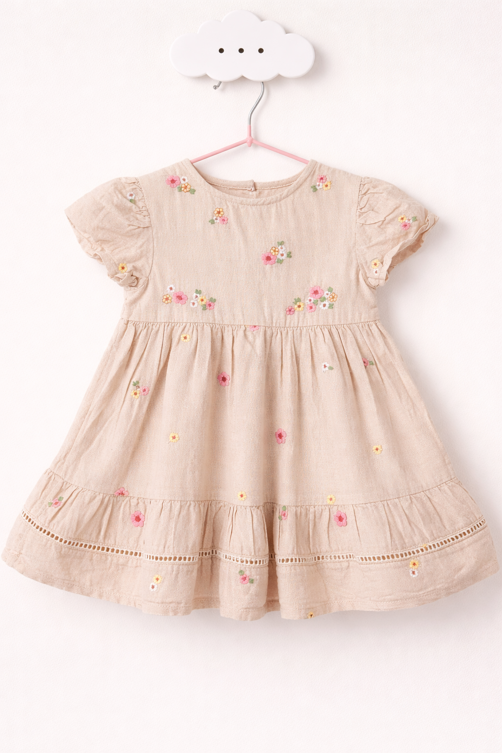 Delicate dress on cloud hook (1)