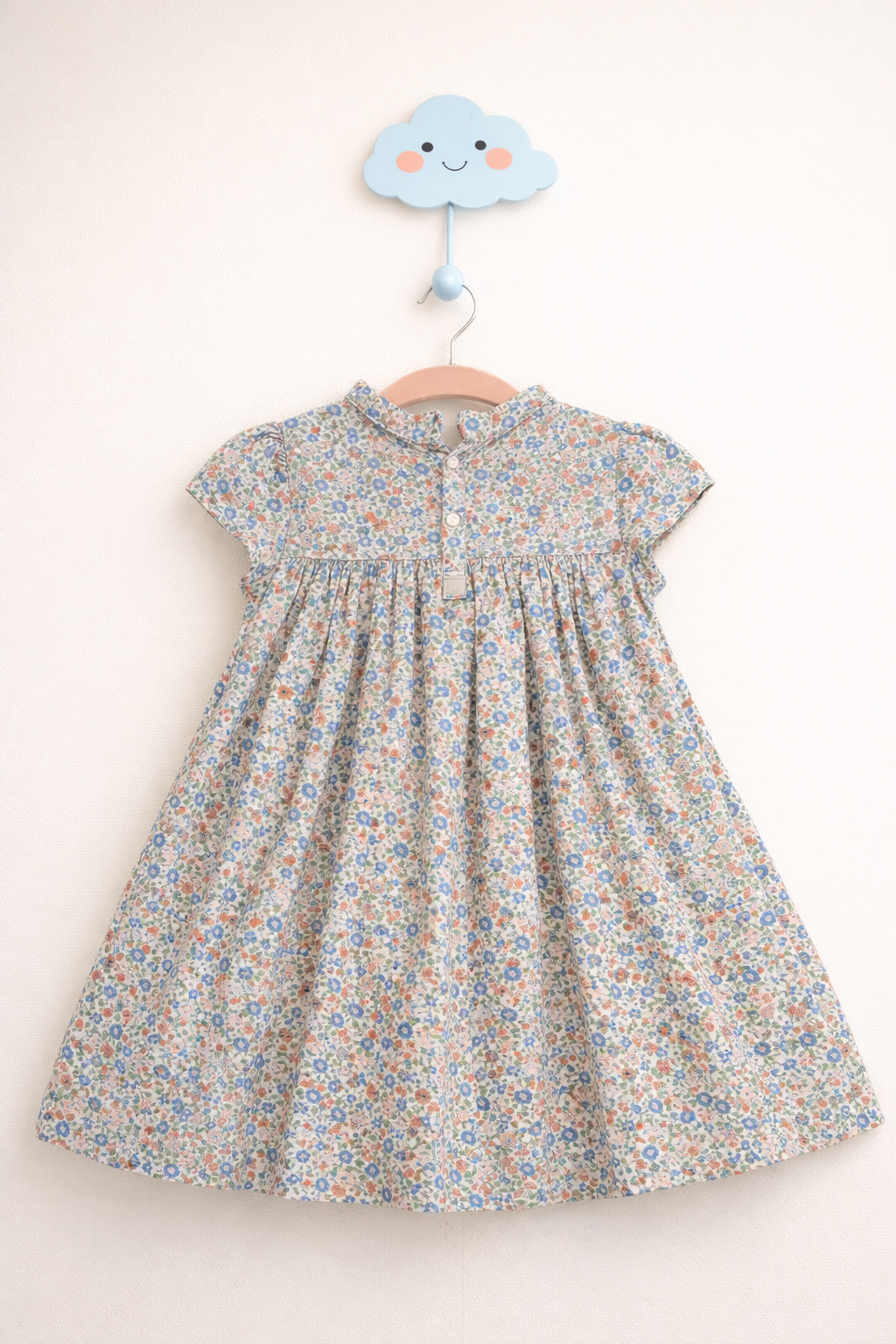 Floral dress on cloud hook (2)