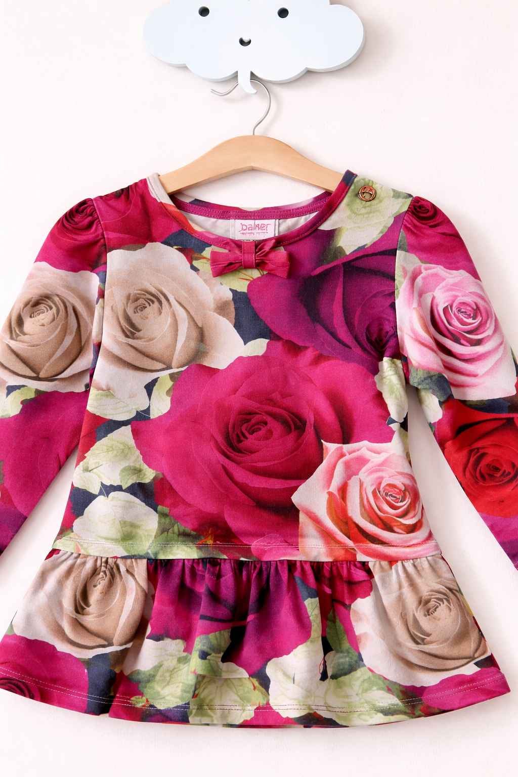 Floral dress on cloud hook (3)