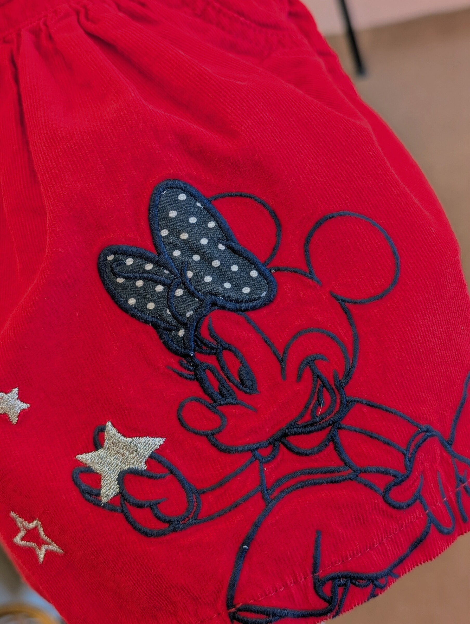 9-12M GEORGE RED MINNIE CORDUROY DUNGAREE – STILLCANTIK