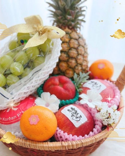 女王精品水果拜拜水果籃10