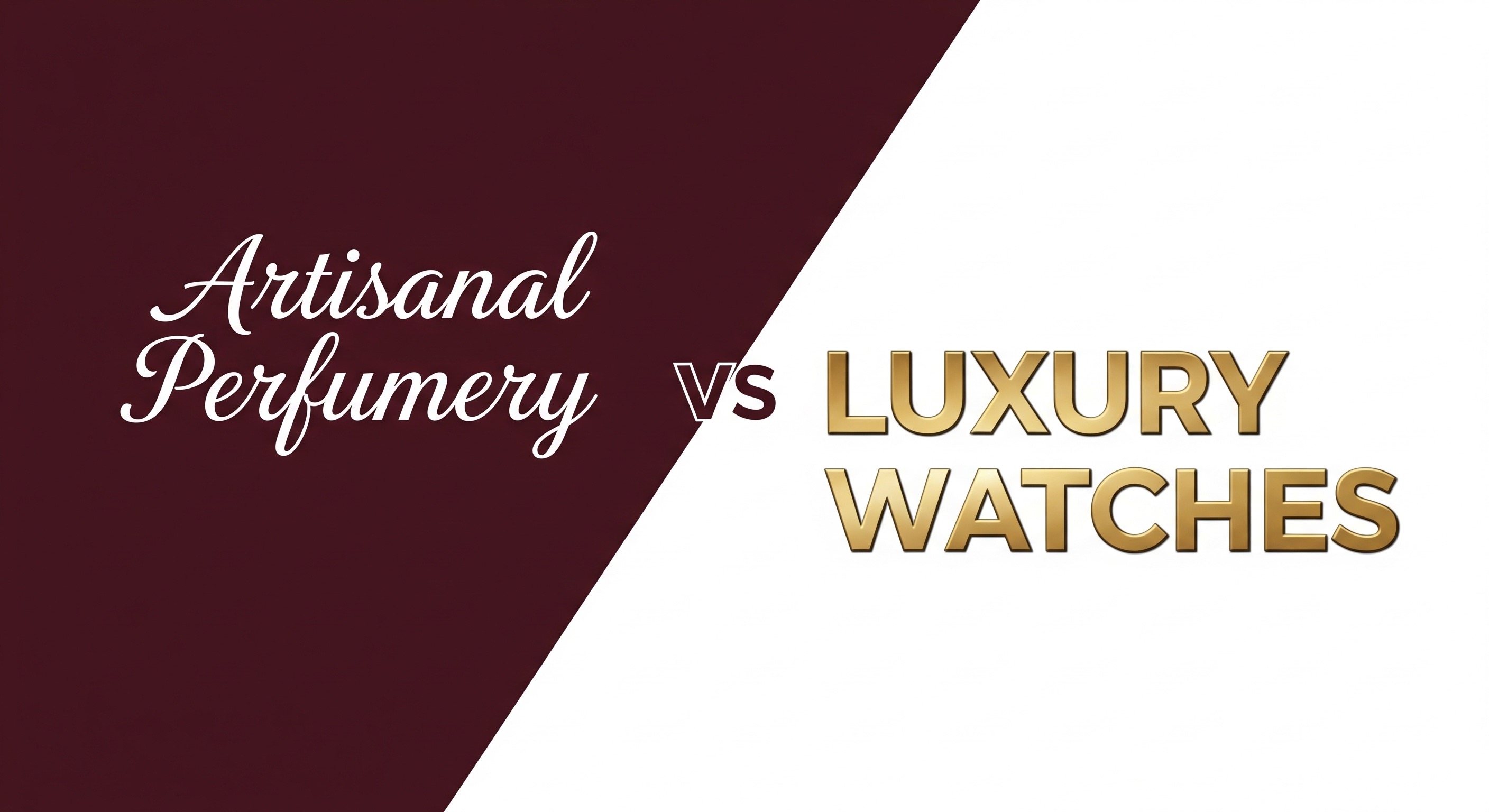 Artisanal Perfumery vs. Luxury Watches