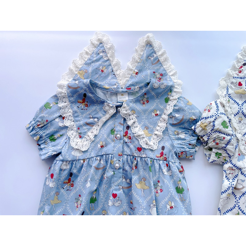 L8242_30 Japanese Baby Lace Romper 日系蕾丝翻领包屁– Lovnie