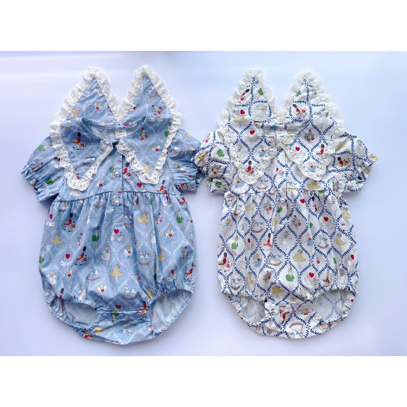 マミング様　 SOFT LACE FLOWER ROMPERS M 新品 マミング様 SOFT LACE FLOWER ROMPERS M 新品