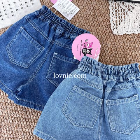 L8854_29 Sanrio Kuromi/Melody Baby Girl Jeans Short 三丽欧