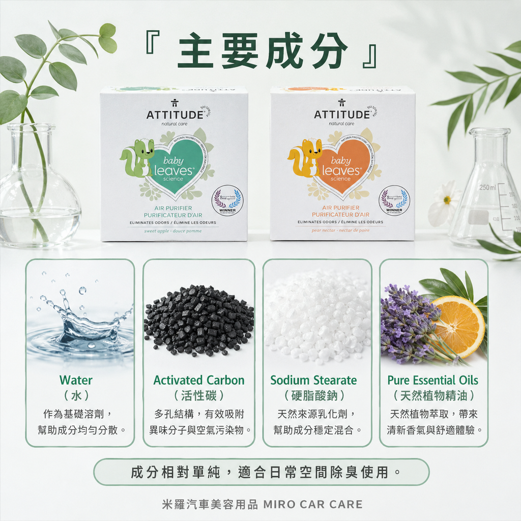 ATTITUDE 天然除臭凝膠 227g_主要成分