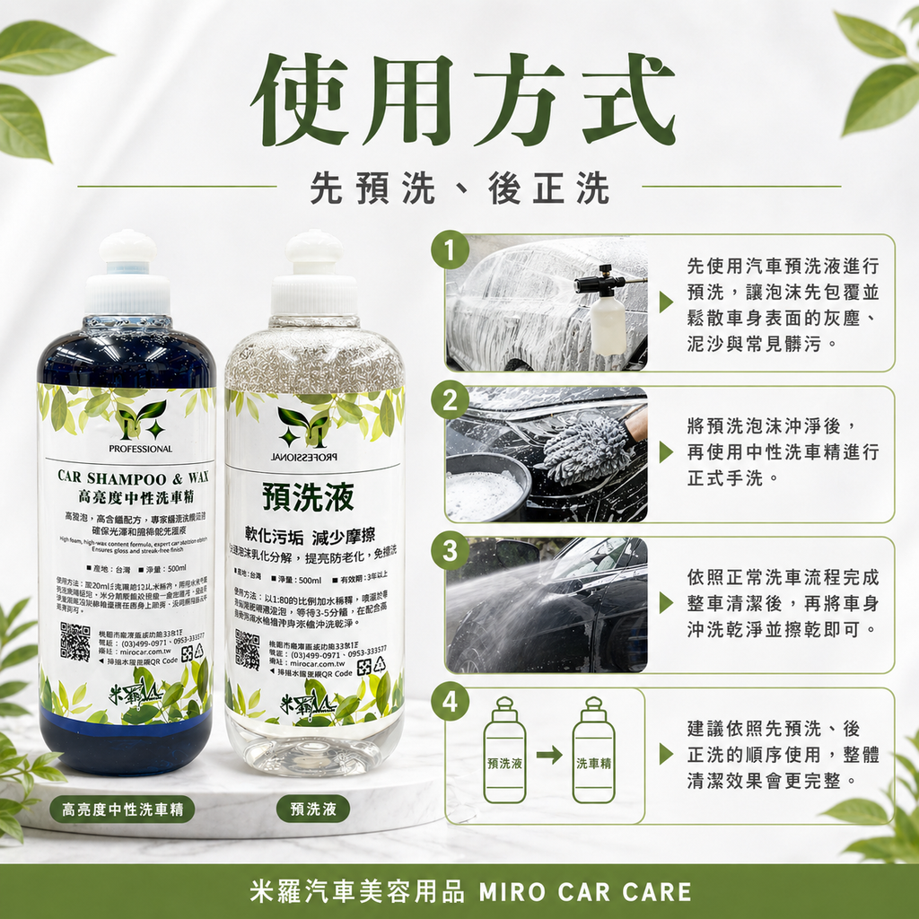 預洗＋正洗超值組合_使用方式