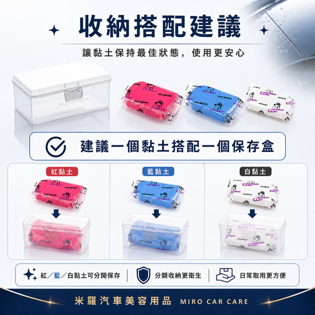 JOYBOND 黏土保存盒_收納搭配建議