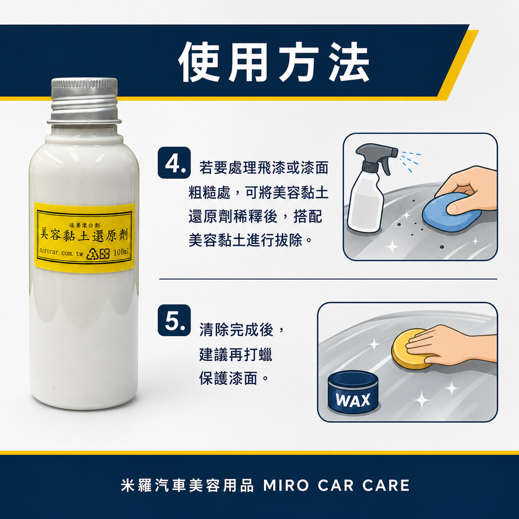 美容黏土還原劑 100ml_使用方法4-5