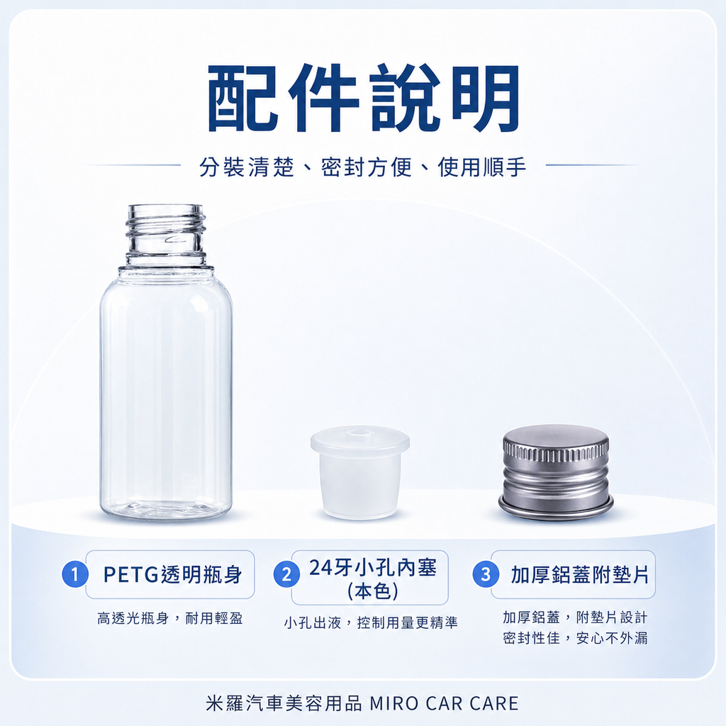 透明分裝瓶100ml_配件說明