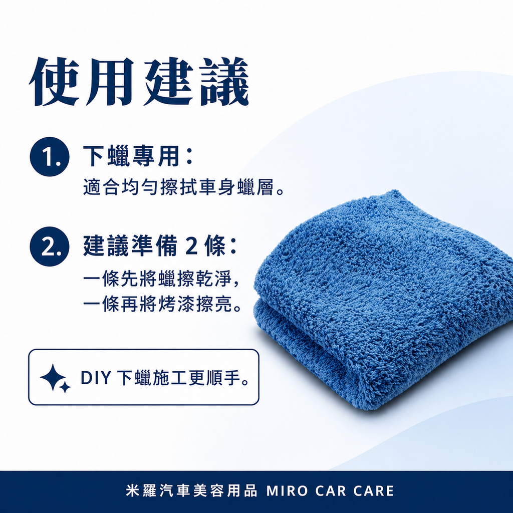 MIT 台灣製 藍色下蠟布 30x30cm_使用建議1-2