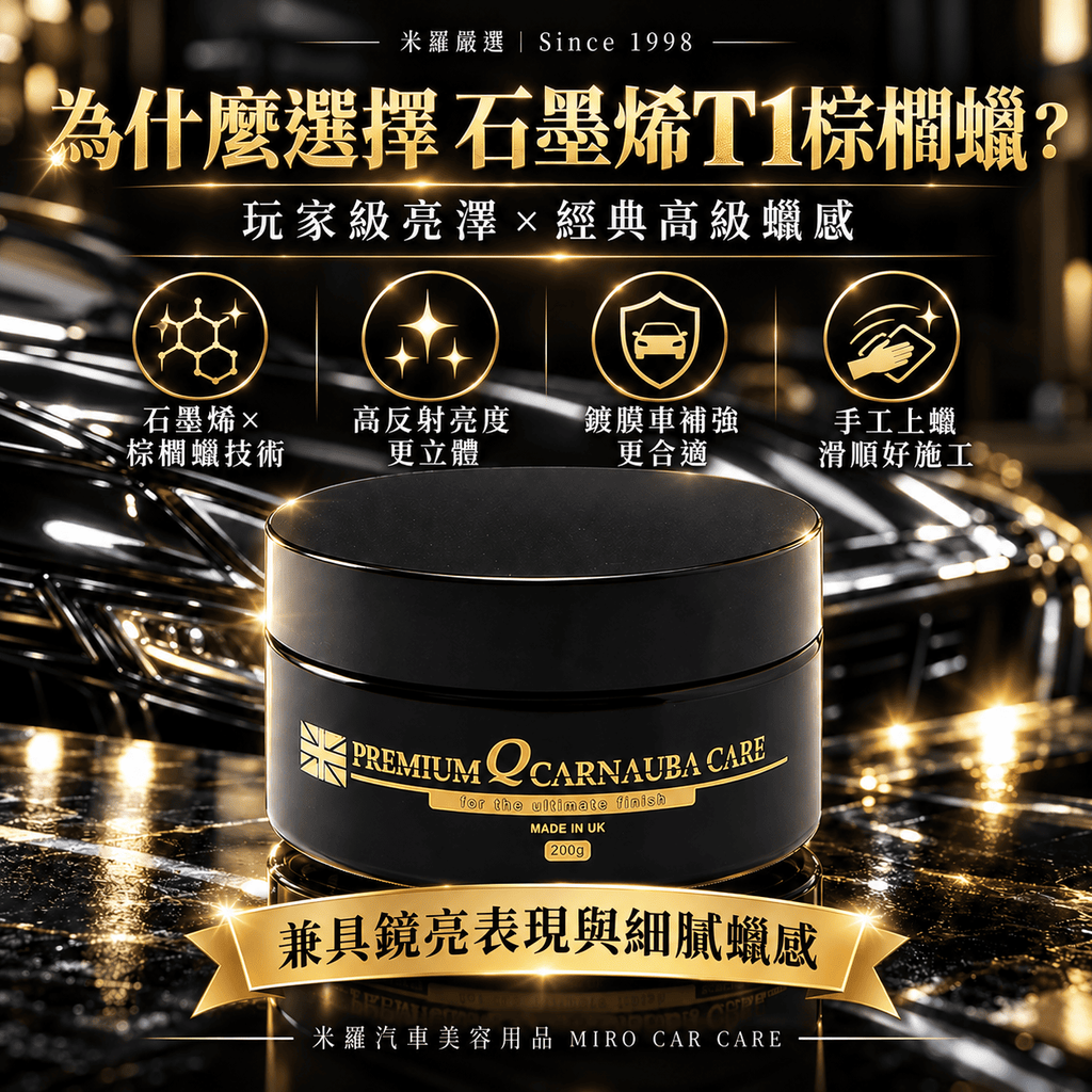 Q-GLYM 石墨烯 T1 棕櫚蠟 200g_7為什麼選擇這款