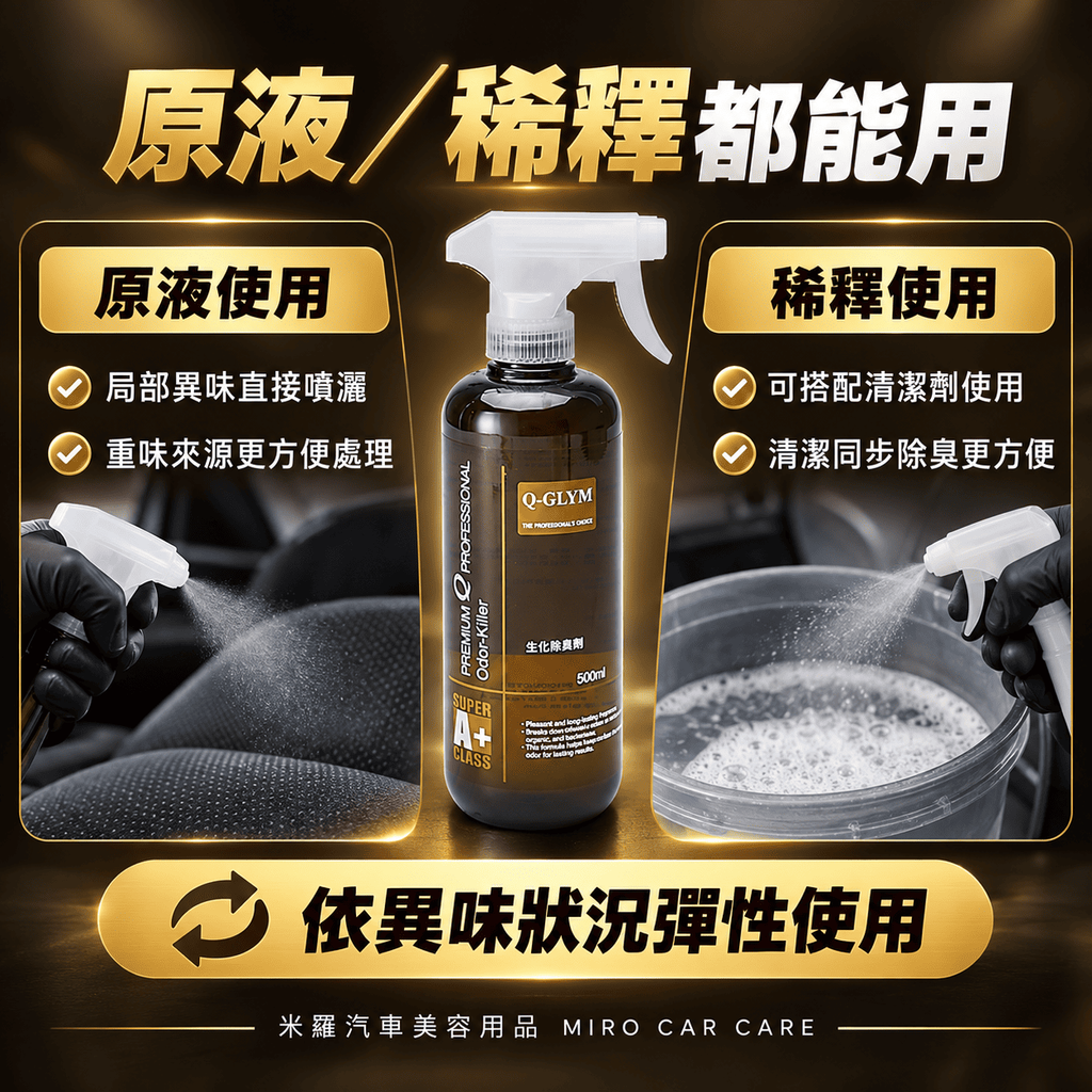 Q-GLYM 生化除臭劑 500ml_6使用後感受