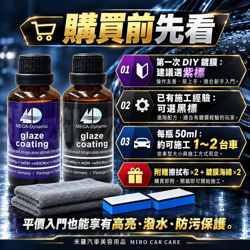美研動力 奈米塗層釉元素 50ml_8購買前先看