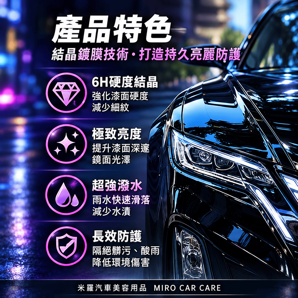 LENTO 汽車鍍膜 50ml_3產品特色