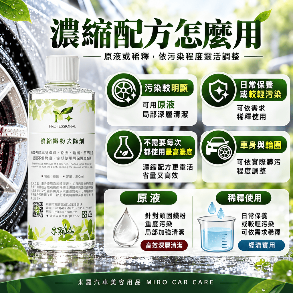 濃縮鐵粉去除劑 500ml_5濃縮配方怎麼用