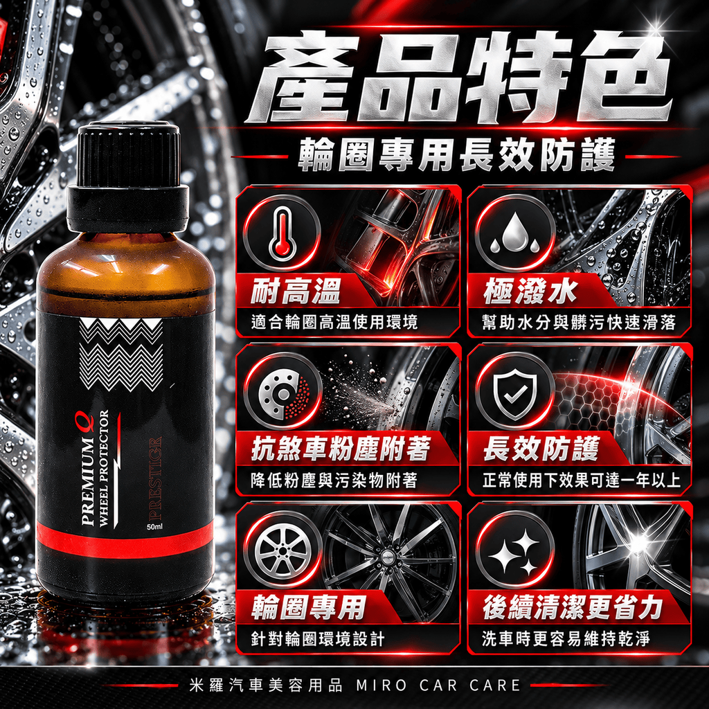 Q-GLYM PREMIUM 鋼圈鍍膜 50ml_3產品特色