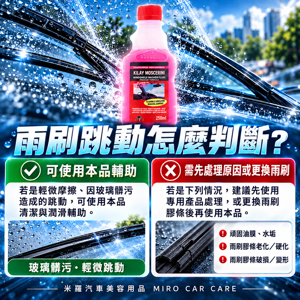 雨刷精 250ml_4雨刷跳動怎麼判斷