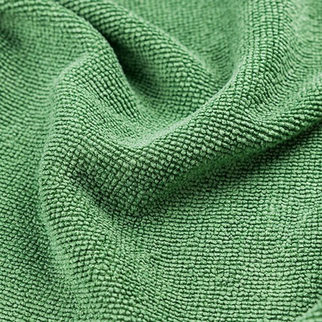 綠色超細纖維布-洗車擦拭布/下蠟布/玻璃巾/鍍膜擦拭布