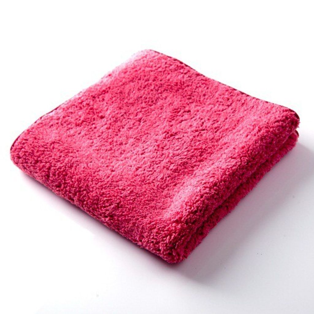 紅色長毛絨下蠟布(超細纖維擦拭布)