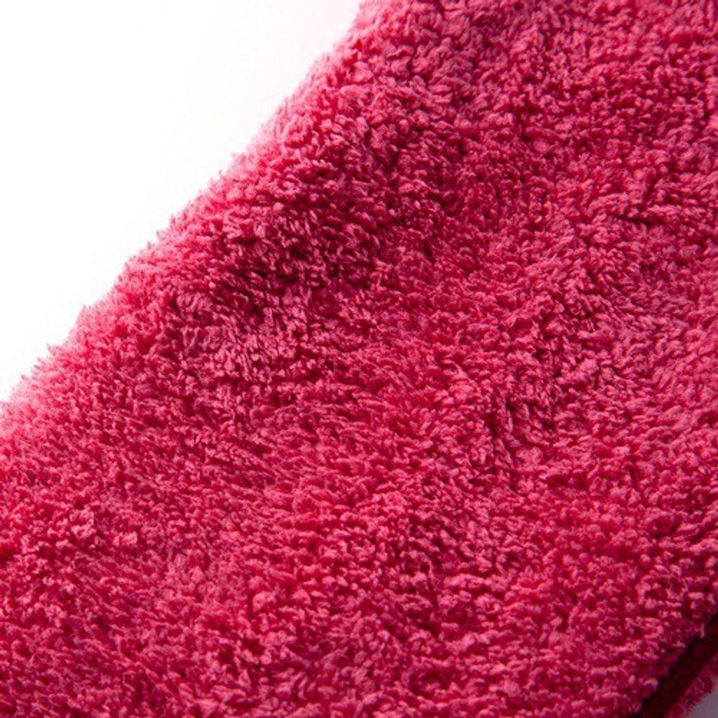 紅色長毛絨下蠟布-超細纖維擦拭布