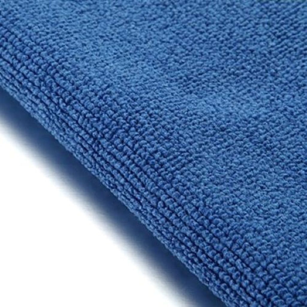 藍色超細纖維布-洗車布/下蠟布/鍍膜布/玻璃布