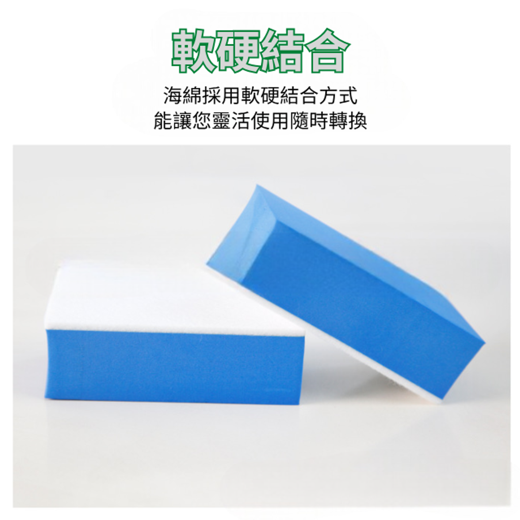 玻璃油膜清潔擦-軟硬結合