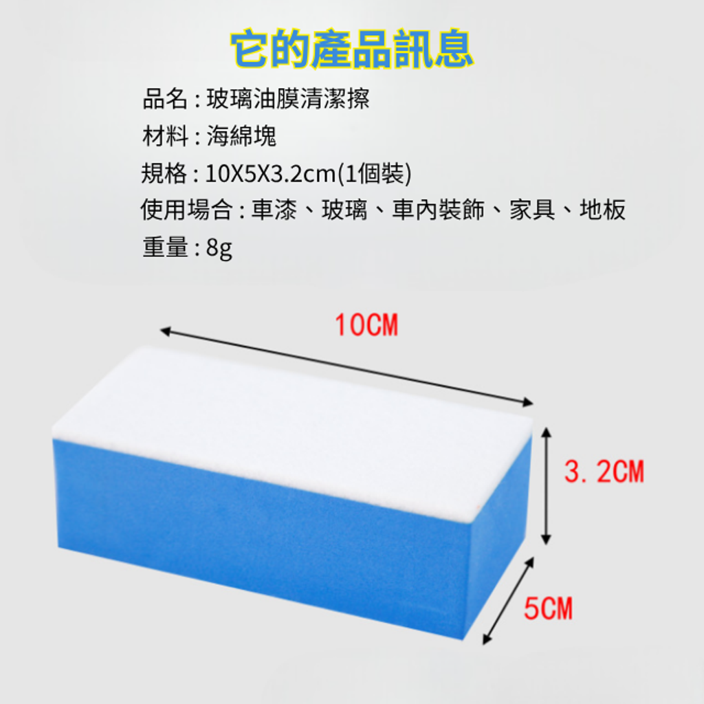 玻璃油膜清潔擦產品訊息