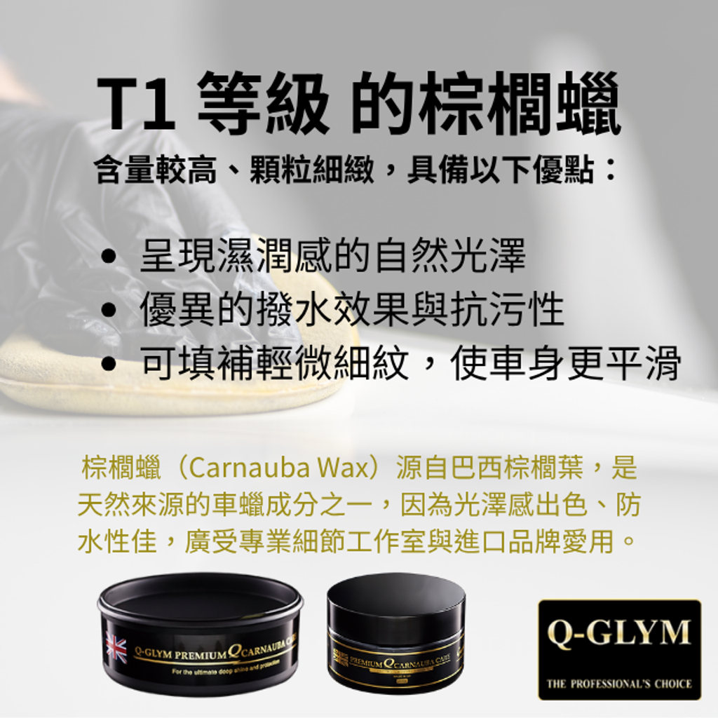 T1等級的棕櫚蠟