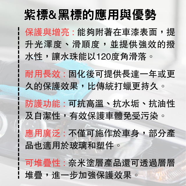 紫標&黑標的應用與優勢