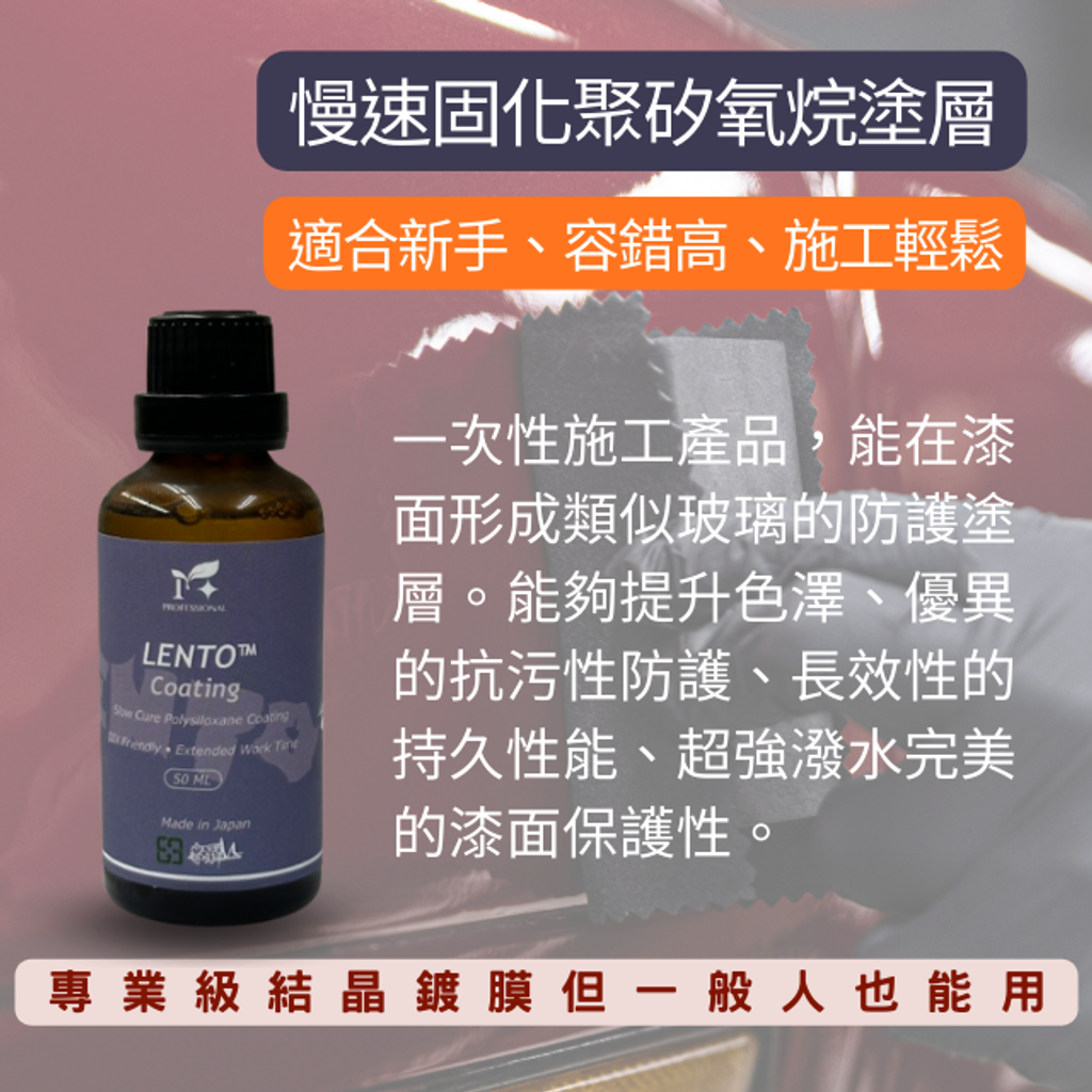 LENTO™ Coating(慢乾鍍膜配方)