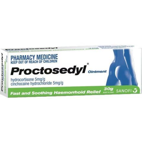 proctosedyl ointment 30g