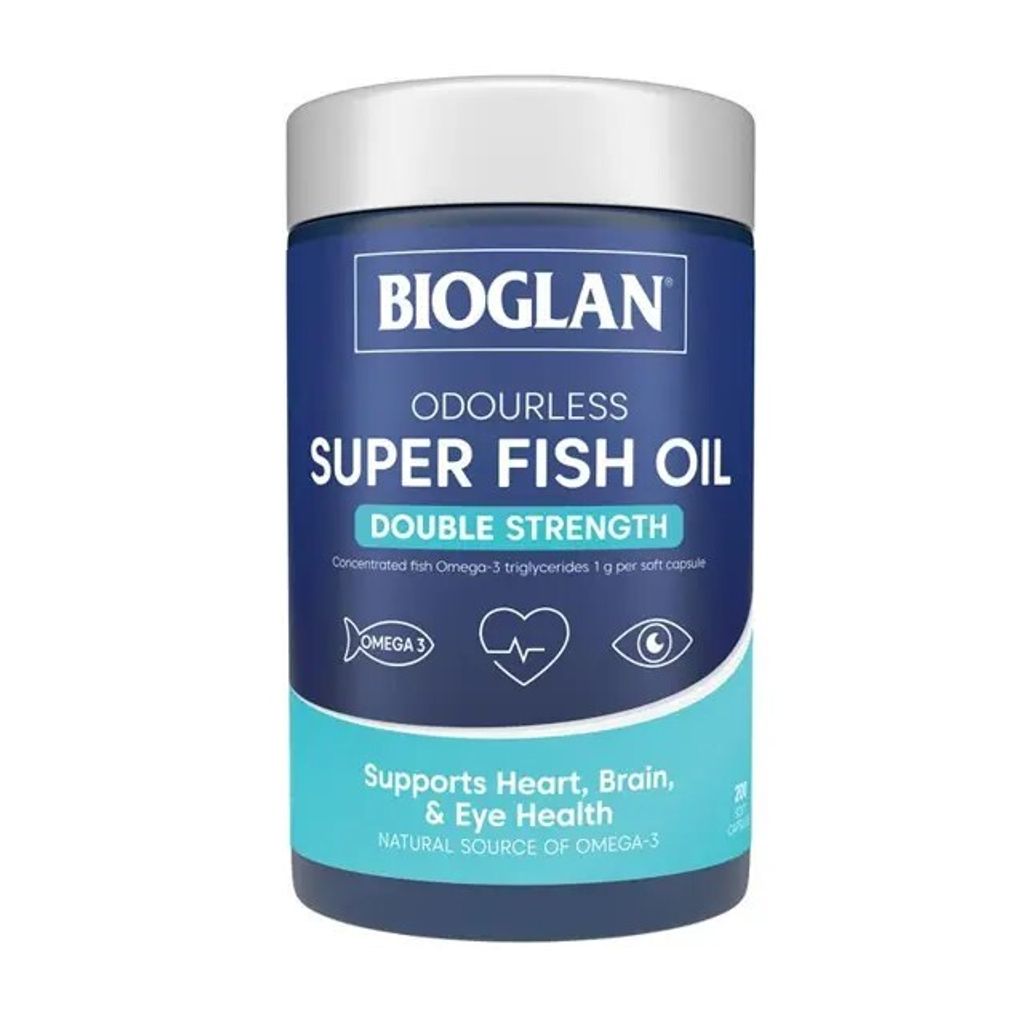 Bioglan Odourless Super Fish Oil Double Strength 200-1