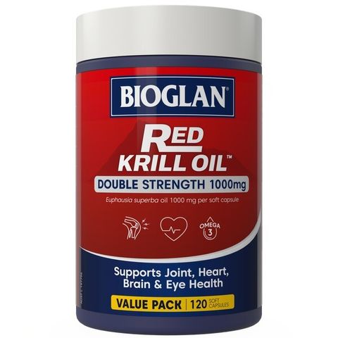 Bioglan Red Krill Oil™ Double Strength 1000mg 120s