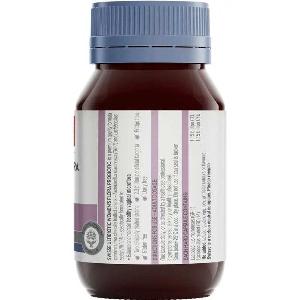 Swisse Ultibiotic Womens Flora Probiotic 30 Capsules-2