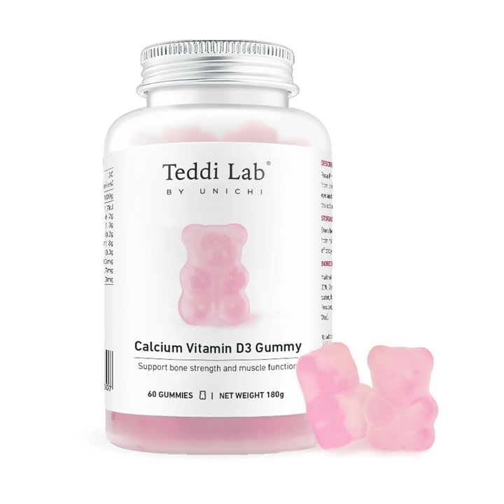 Unichi鈣+維他命D3小熊軟糖60粒