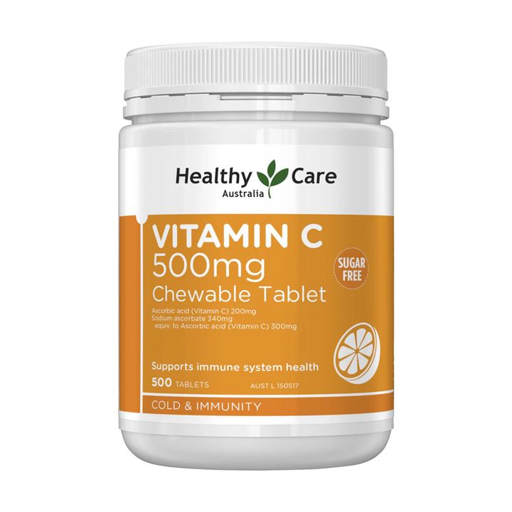 Healthy Care維他命C咀嚼片500粒
