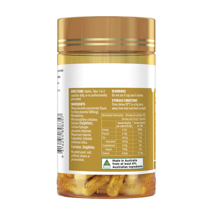 Healthy Care羊胎素膠囊5000mg100粒-2