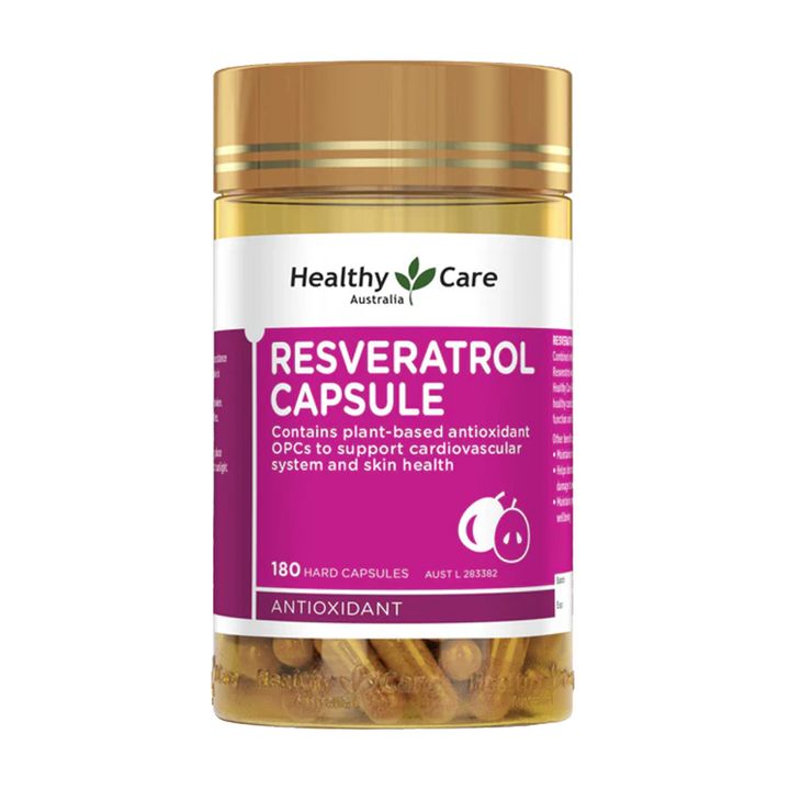 Healthy Care葡萄白藜蘆醇膠囊180粒