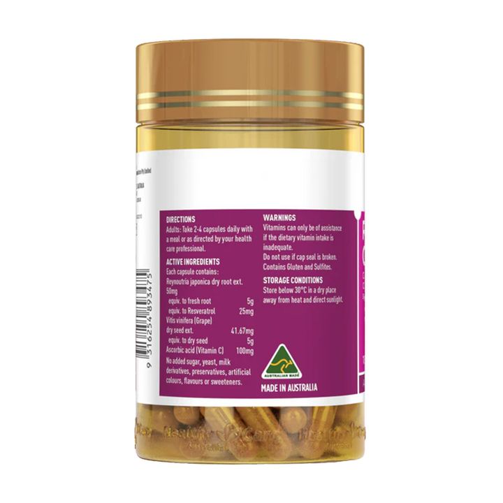 Healthy Care葡萄白藜蘆醇膠囊180粒-2