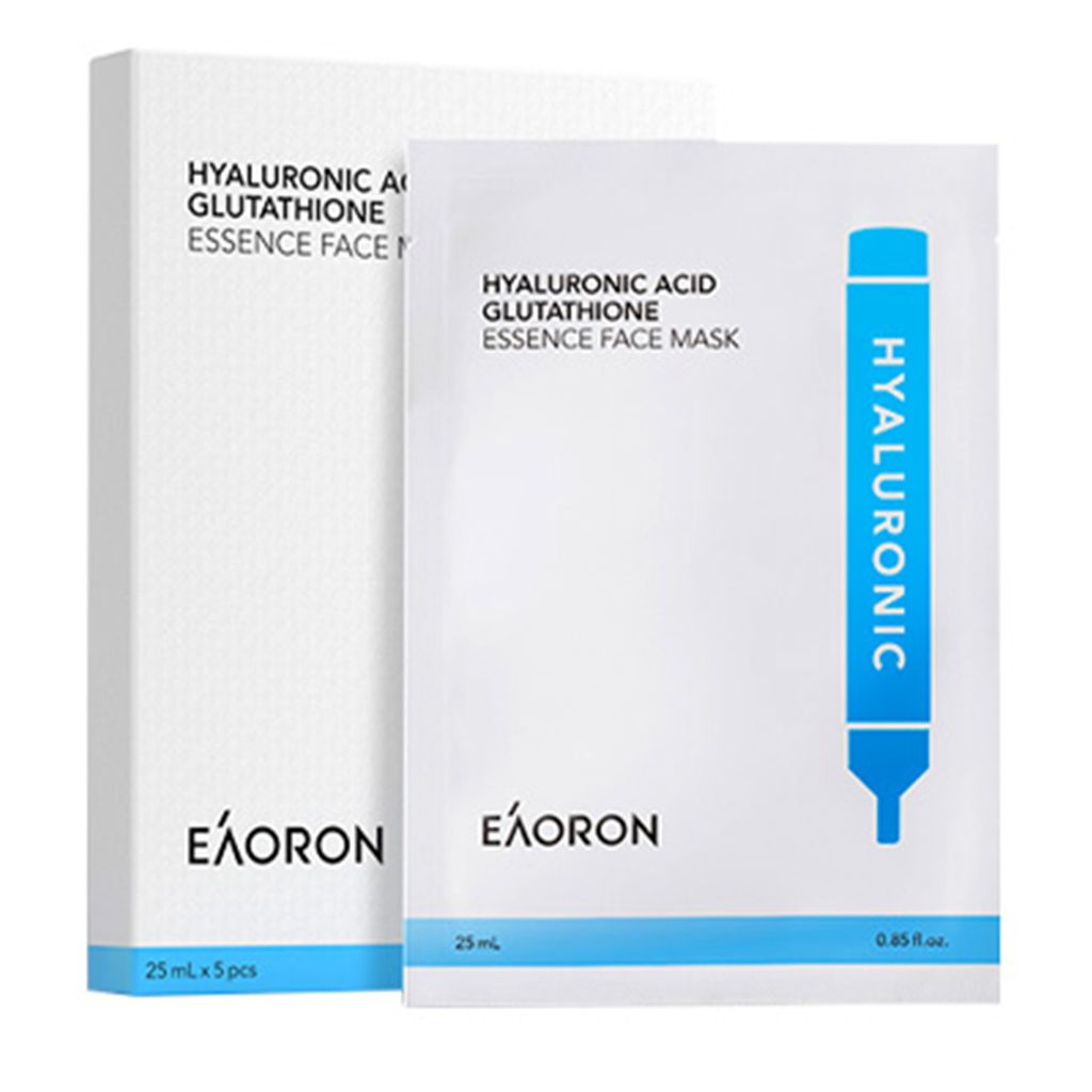 Eaoron新版玻尿酸谷胱甘肽水光白面膜5片
