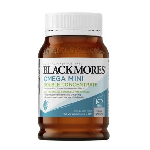 Blackmores迷你魚油加強版膠囊無腥味400粒(新包装)