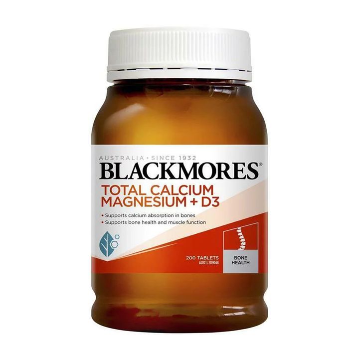 Blackmores鈣鎂片+D3 200片