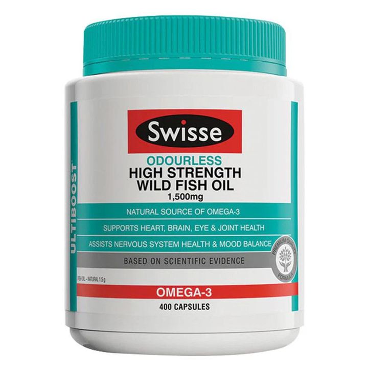 Swisse深海無腥味魚油1500mg400粒