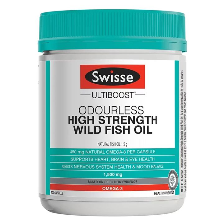 Swisse深海無腥味魚油1000mg 200粒