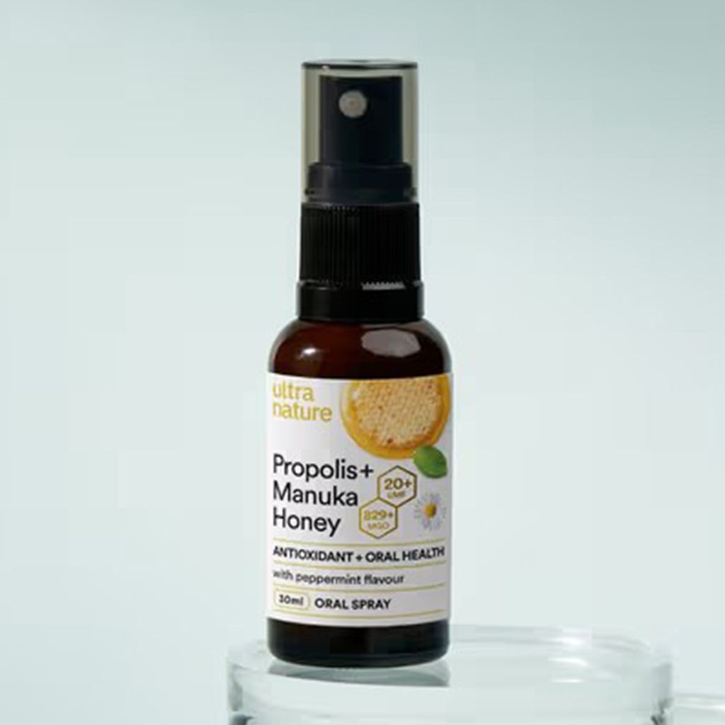 ultra nature蜂膠+馬努卡蜂蜜MGO829+ 噴霧 30ml
