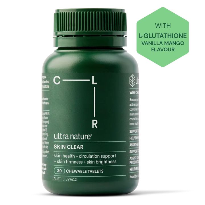 ultra nature 緊緻清膚片30粒 (香草芒果味)