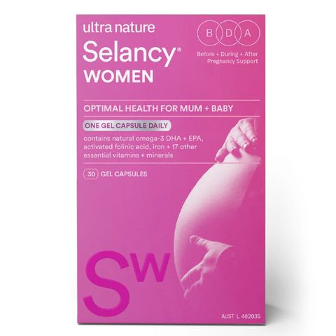 ultra nature Selancy Women 備孕-孕期-哺乳複合維生素 30粒